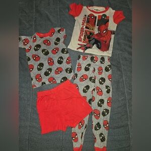 4 Piece Spider-Man Pajamas Set